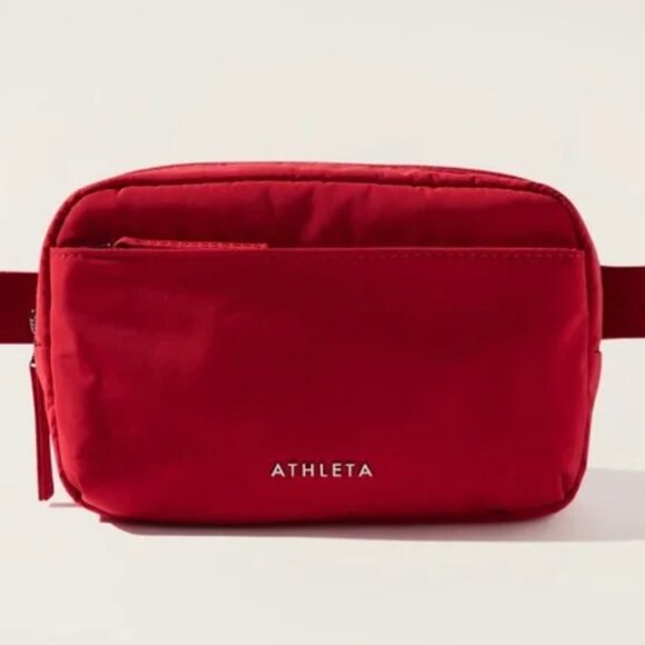 Athleta Handbags - NWT Athleta All About Crossbody Belt Bag Cardinal Red